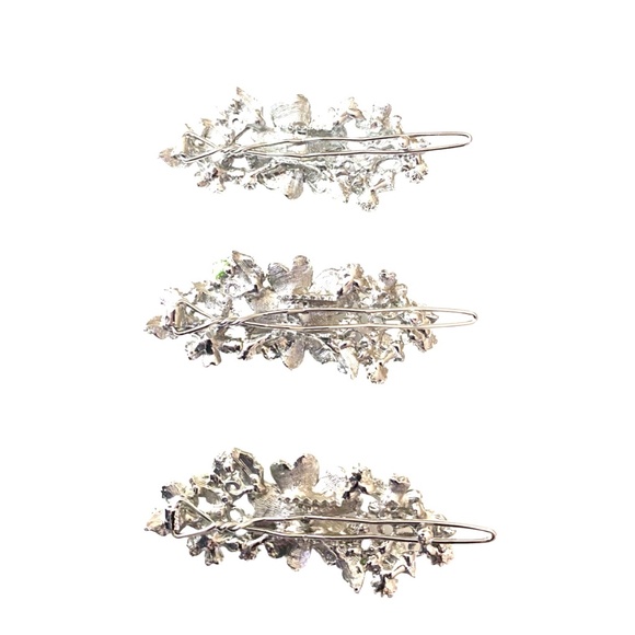 Floral Multicolor Barrette Set - Picture 6 of 6